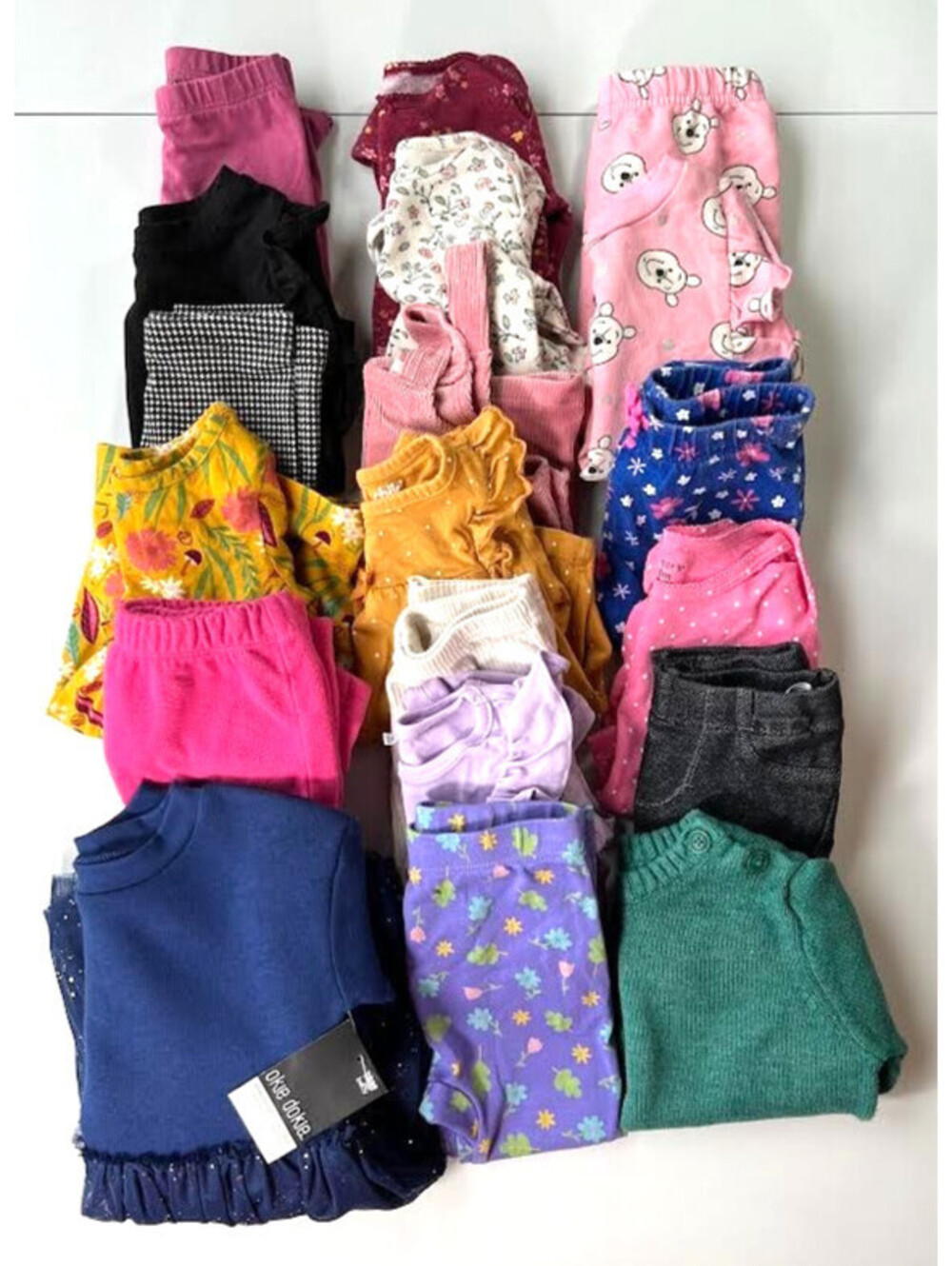 Girls Clothing Bundle-Size 18 Months, Lot of 19 Pieces, Fall/Winter, 1 Dress
